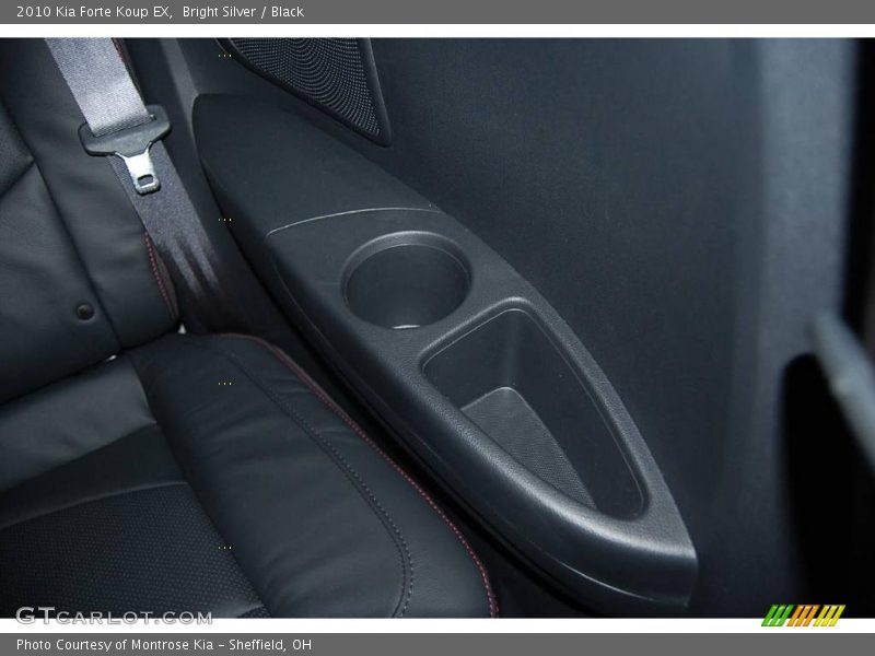 Bright Silver / Black 2010 Kia Forte Koup EX