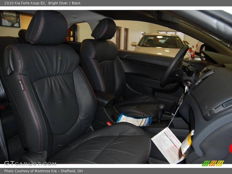 Bright Silver / Black 2010 Kia Forte Koup EX