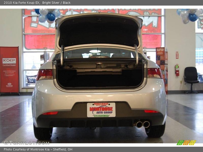 Bright Silver / Black 2010 Kia Forte Koup EX