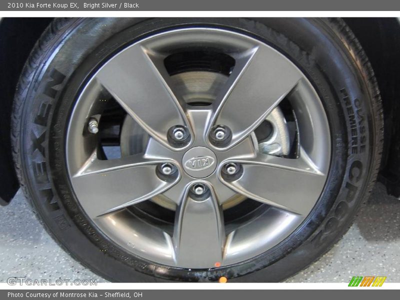 Bright Silver / Black 2010 Kia Forte Koup EX