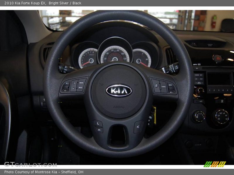 Bright Silver / Black 2010 Kia Forte Koup EX