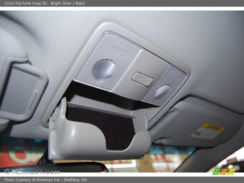 Bright Silver / Black 2010 Kia Forte Koup EX