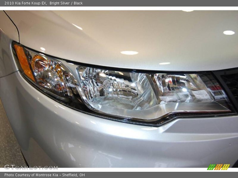Bright Silver / Black 2010 Kia Forte Koup EX