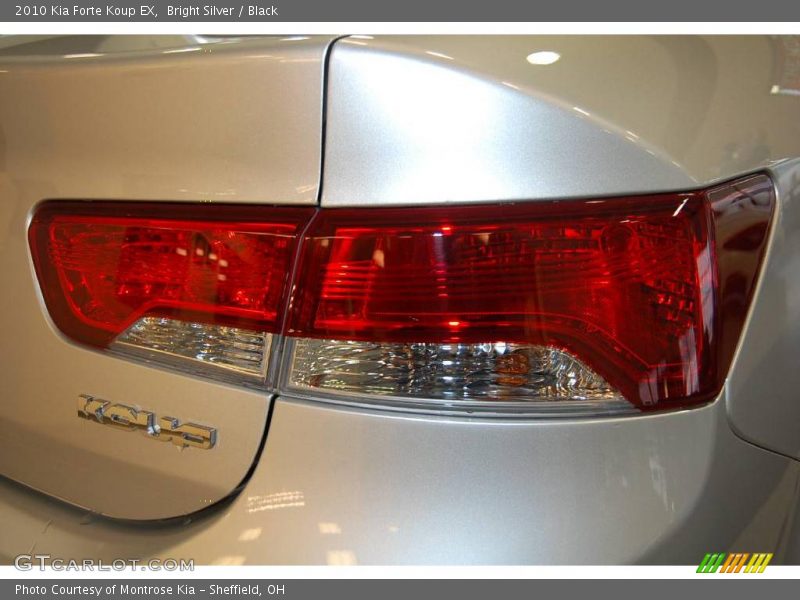 Bright Silver / Black 2010 Kia Forte Koup EX