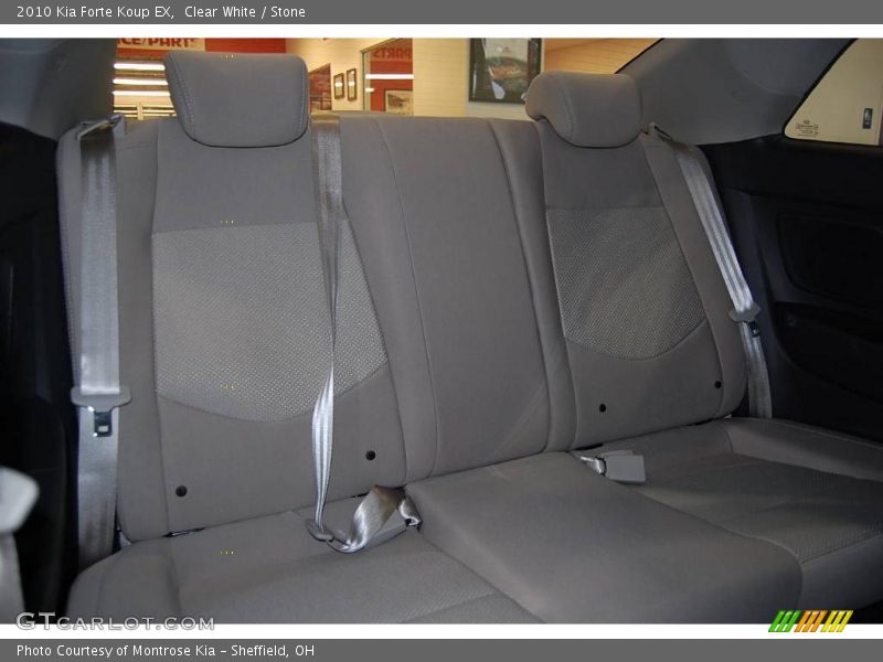 Clear White / Stone 2010 Kia Forte Koup EX