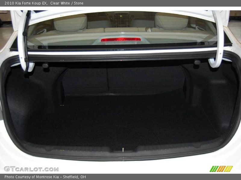 Clear White / Stone 2010 Kia Forte Koup EX