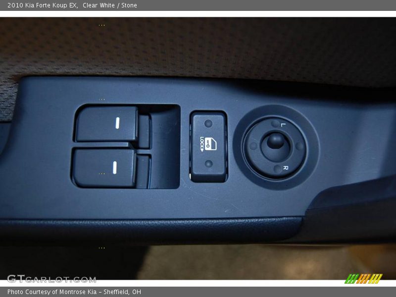 Clear White / Stone 2010 Kia Forte Koup EX