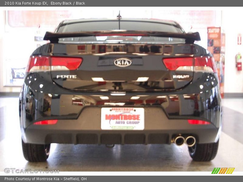 Ebony Black / Black 2010 Kia Forte Koup EX