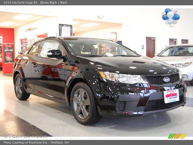 Ebony Black / Black 2010 Kia Forte Koup EX