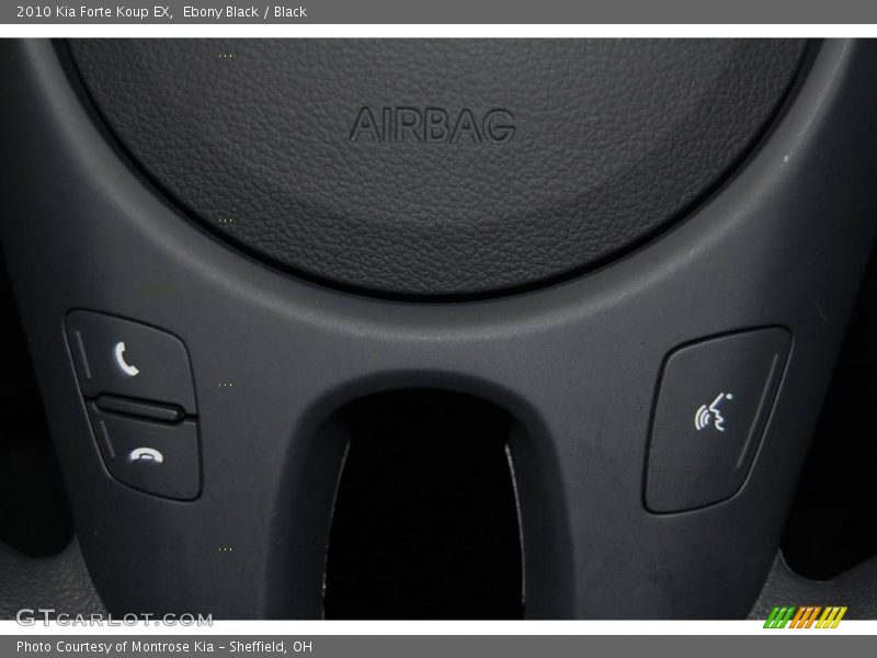Ebony Black / Black 2010 Kia Forte Koup EX