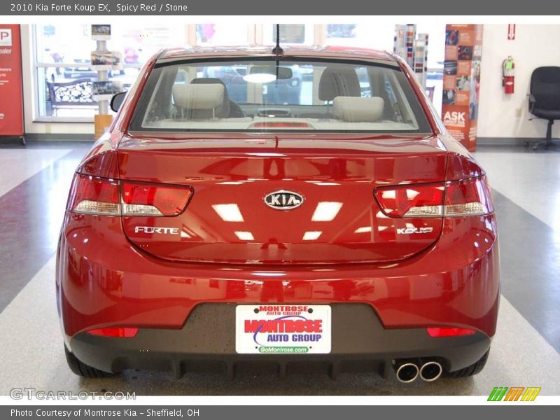 Spicy Red / Stone 2010 Kia Forte Koup EX