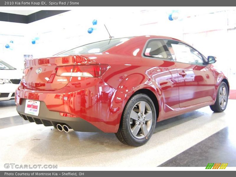 Spicy Red / Stone 2010 Kia Forte Koup EX