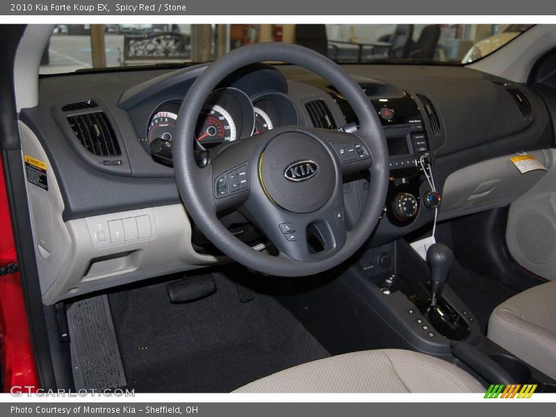Spicy Red / Stone 2010 Kia Forte Koup EX