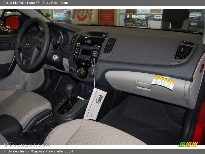 Spicy Red / Stone 2010 Kia Forte Koup EX
