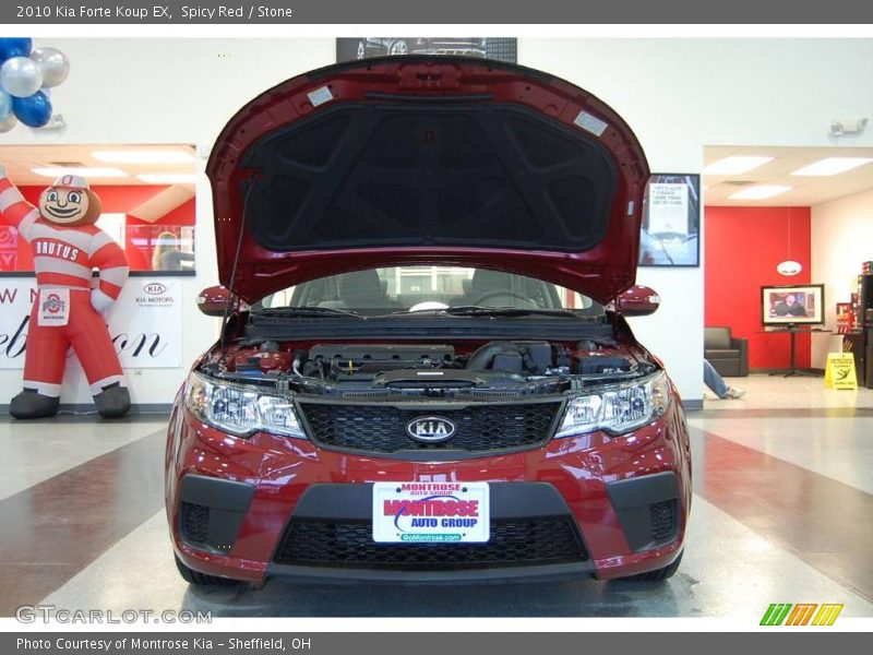 Spicy Red / Stone 2010 Kia Forte Koup EX