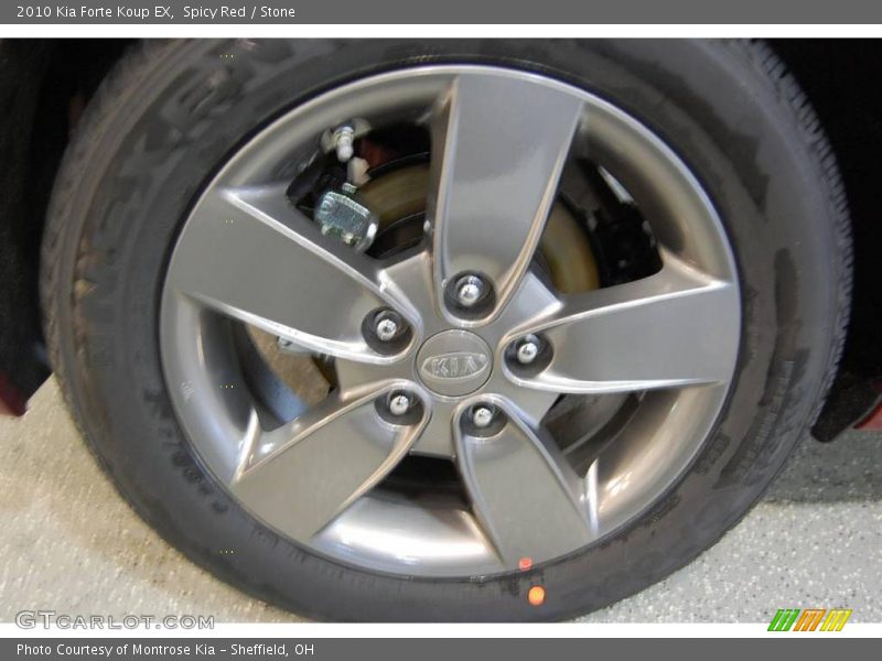 Spicy Red / Stone 2010 Kia Forte Koup EX