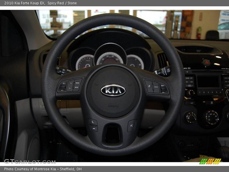 Spicy Red / Stone 2010 Kia Forte Koup EX