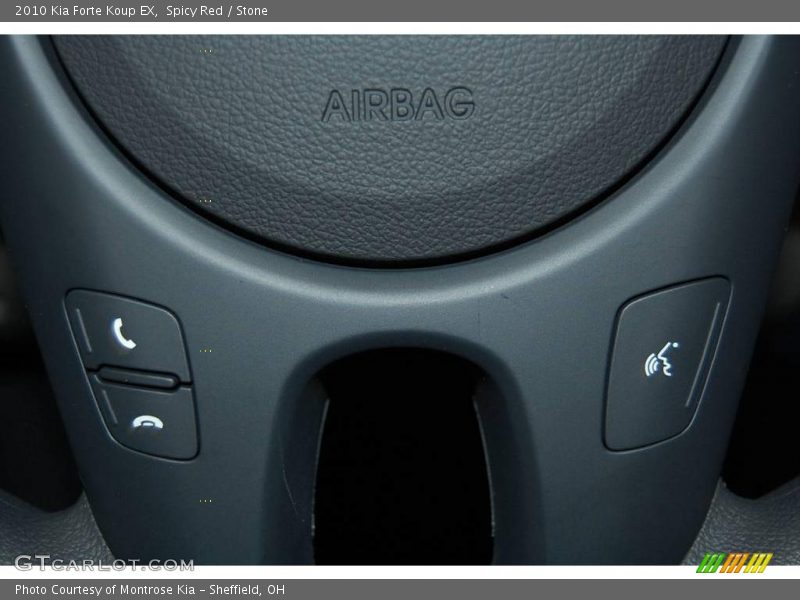 Spicy Red / Stone 2010 Kia Forte Koup EX