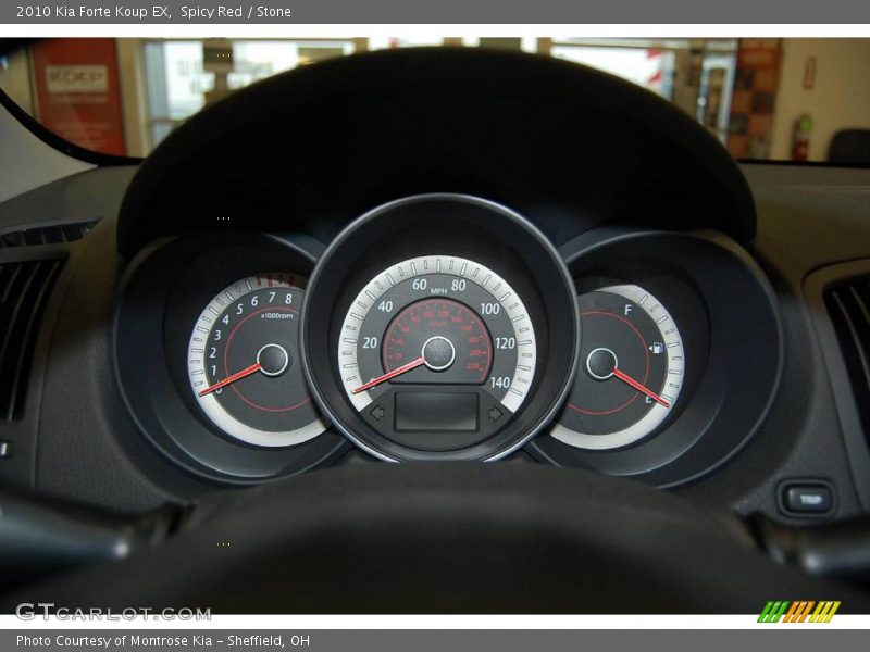 Spicy Red / Stone 2010 Kia Forte Koup EX