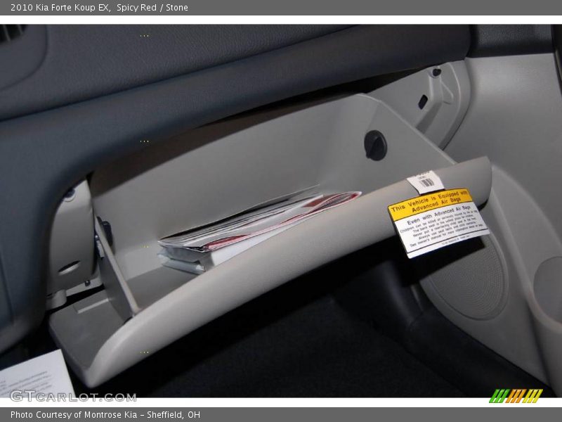 Spicy Red / Stone 2010 Kia Forte Koup EX