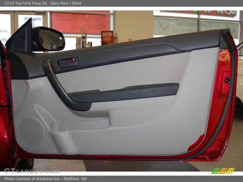 Spicy Red / Stone 2010 Kia Forte Koup EX