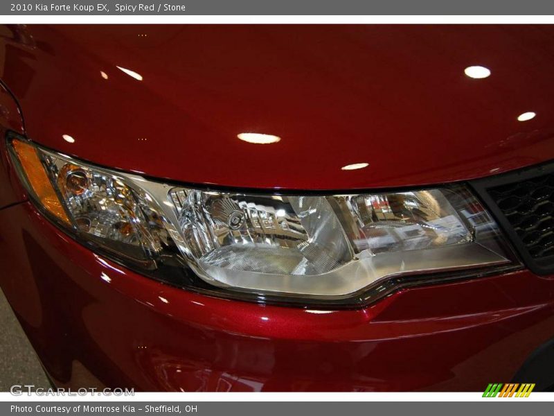 Spicy Red / Stone 2010 Kia Forte Koup EX