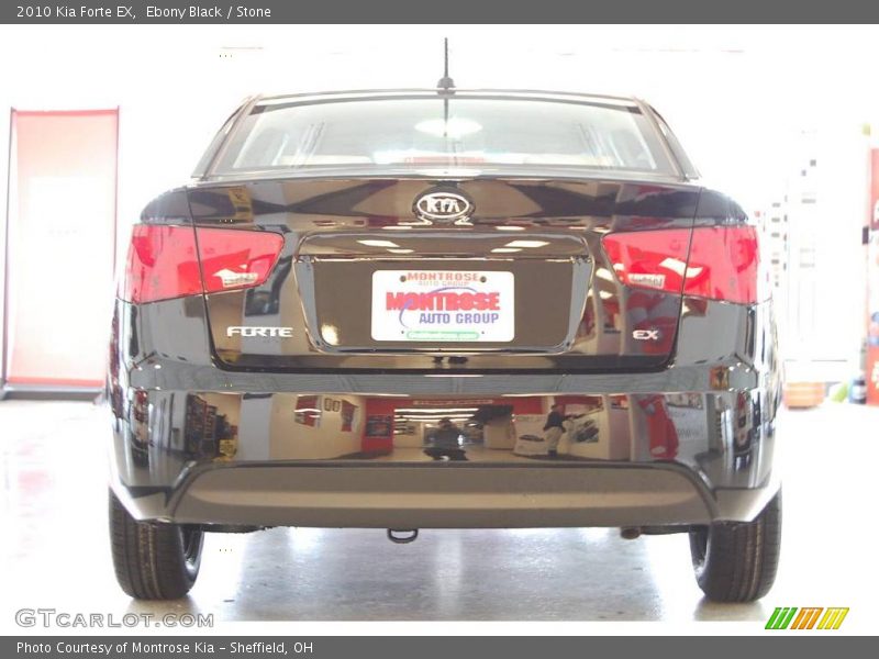 Ebony Black / Stone 2010 Kia Forte EX