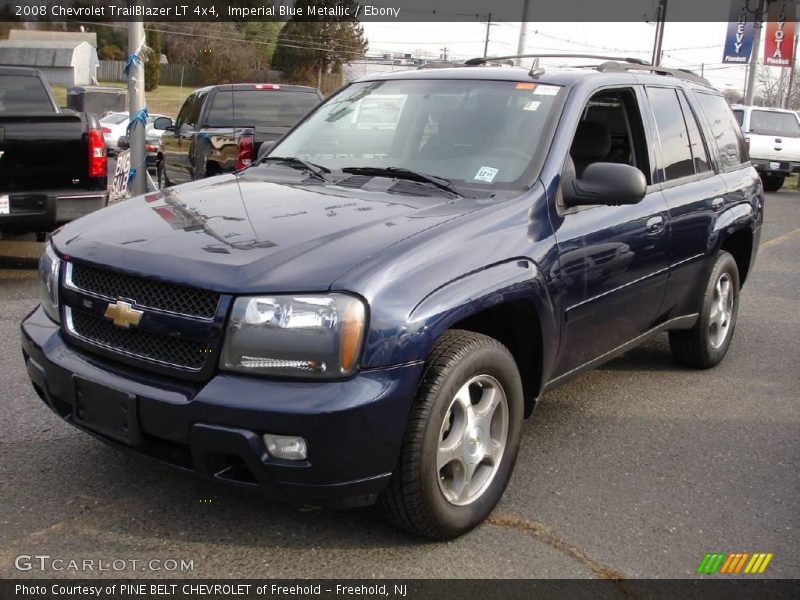 Imperial Blue Metallic / Ebony 2008 Chevrolet TrailBlazer LT 4x4