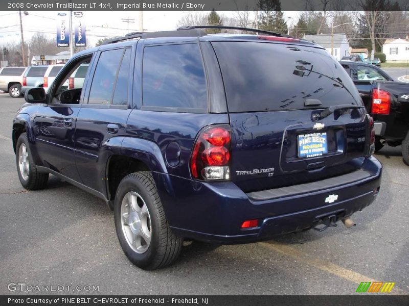 Imperial Blue Metallic / Ebony 2008 Chevrolet TrailBlazer LT 4x4