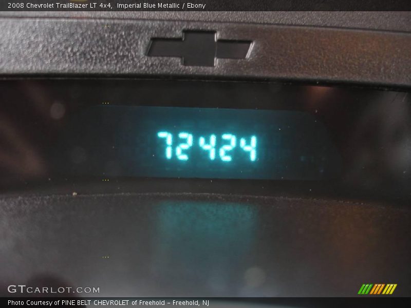 Imperial Blue Metallic / Ebony 2008 Chevrolet TrailBlazer LT 4x4