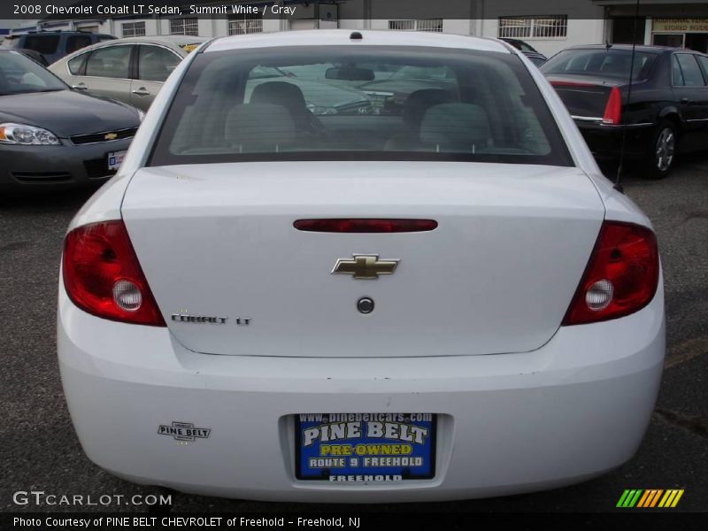 Summit White / Gray 2008 Chevrolet Cobalt LT Sedan