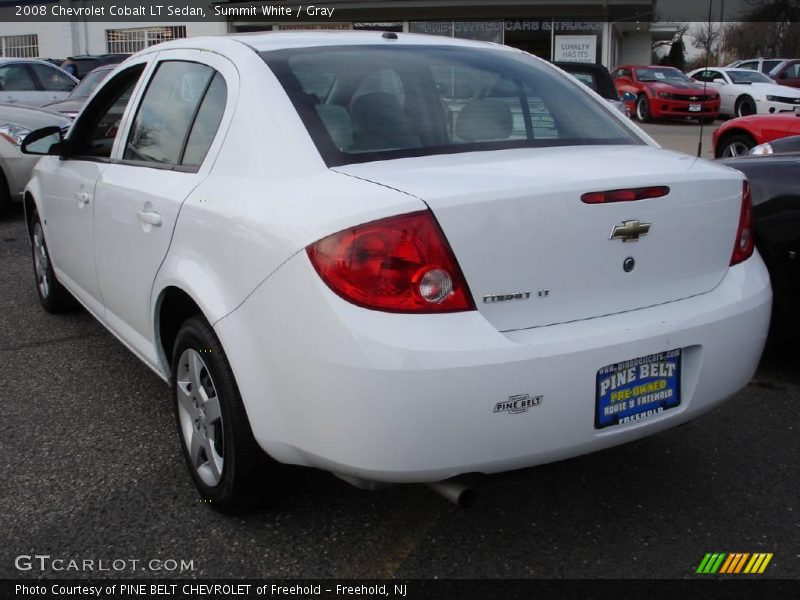 Summit White / Gray 2008 Chevrolet Cobalt LT Sedan