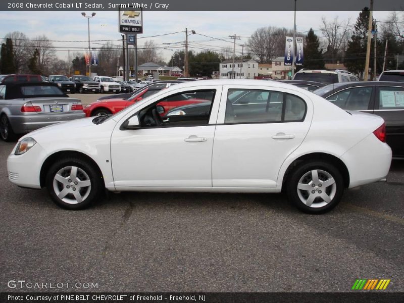 Summit White / Gray 2008 Chevrolet Cobalt LT Sedan