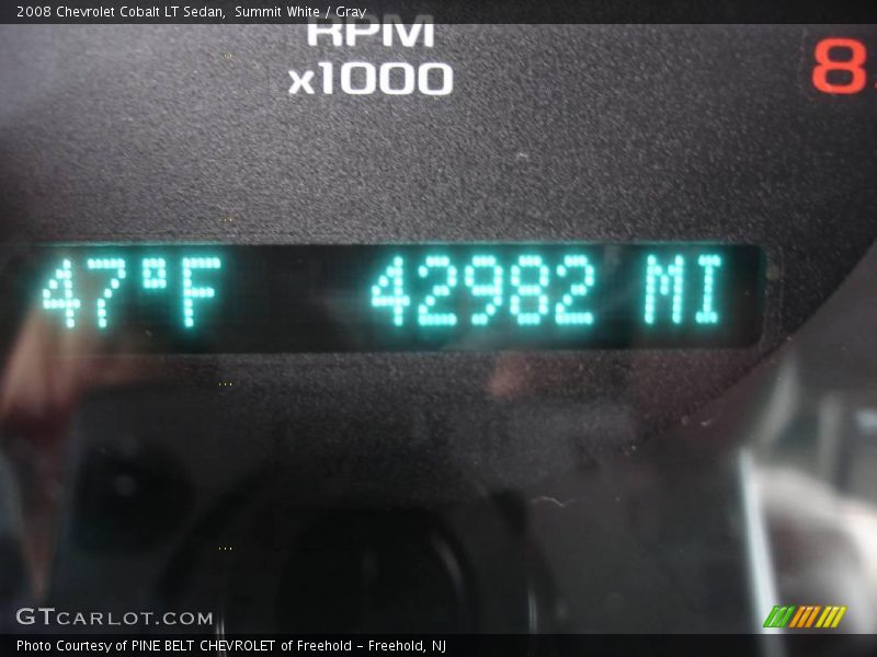 Summit White / Gray 2008 Chevrolet Cobalt LT Sedan