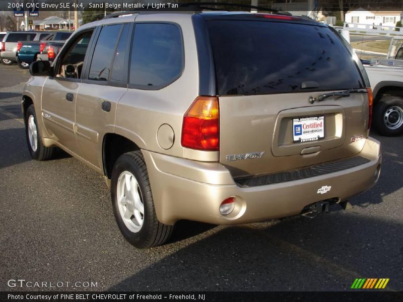 Sand Beige Metallic / Light Tan 2004 GMC Envoy SLE 4x4