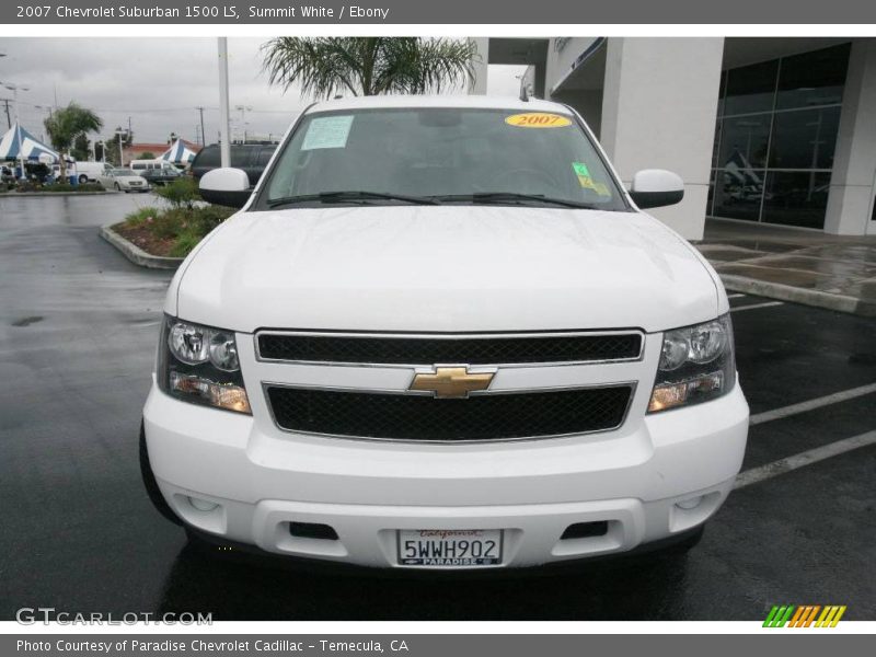 Summit White / Ebony 2007 Chevrolet Suburban 1500 LS