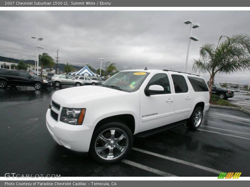 Summit White / Ebony 2007 Chevrolet Suburban 1500 LS