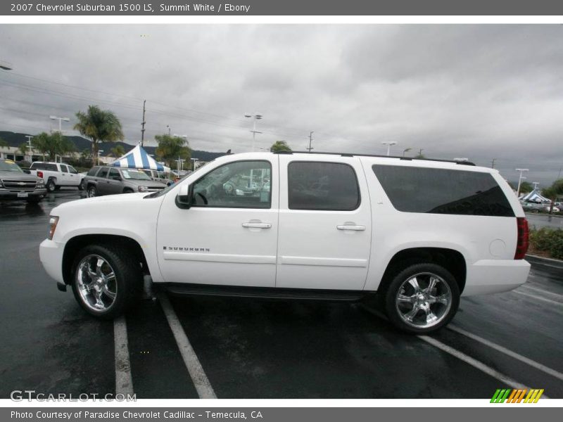 Summit White / Ebony 2007 Chevrolet Suburban 1500 LS