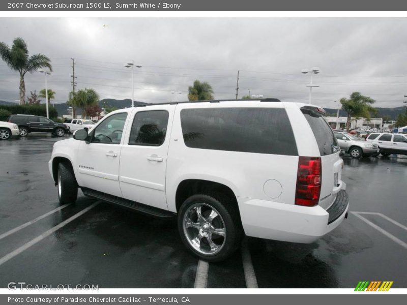 Summit White / Ebony 2007 Chevrolet Suburban 1500 LS