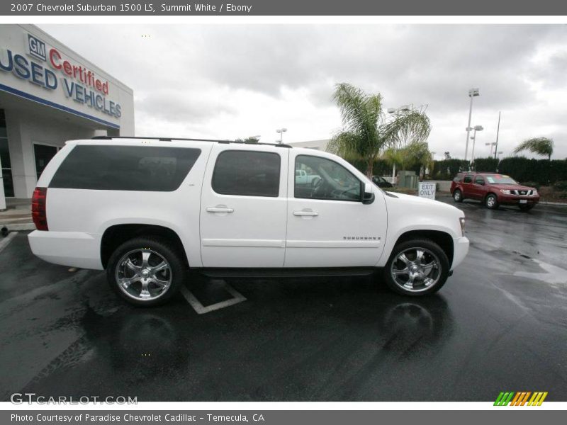 Summit White / Ebony 2007 Chevrolet Suburban 1500 LS