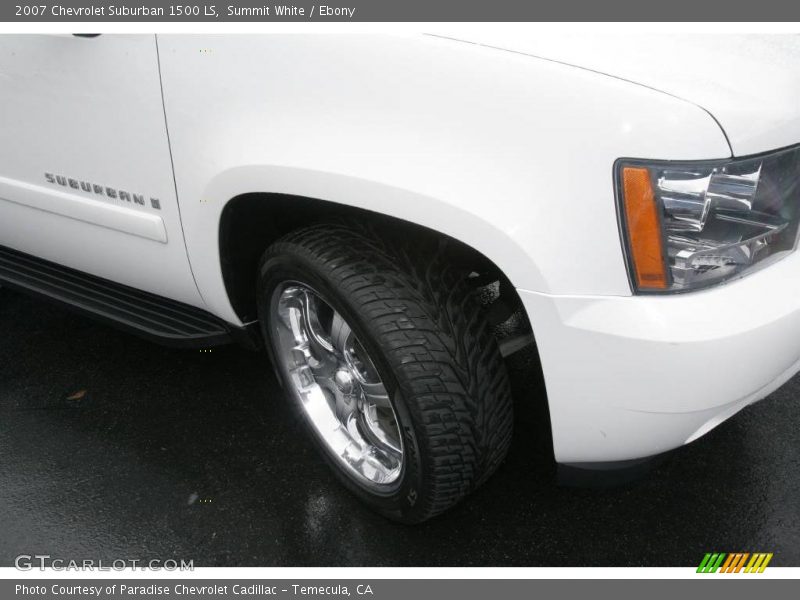 Summit White / Ebony 2007 Chevrolet Suburban 1500 LS