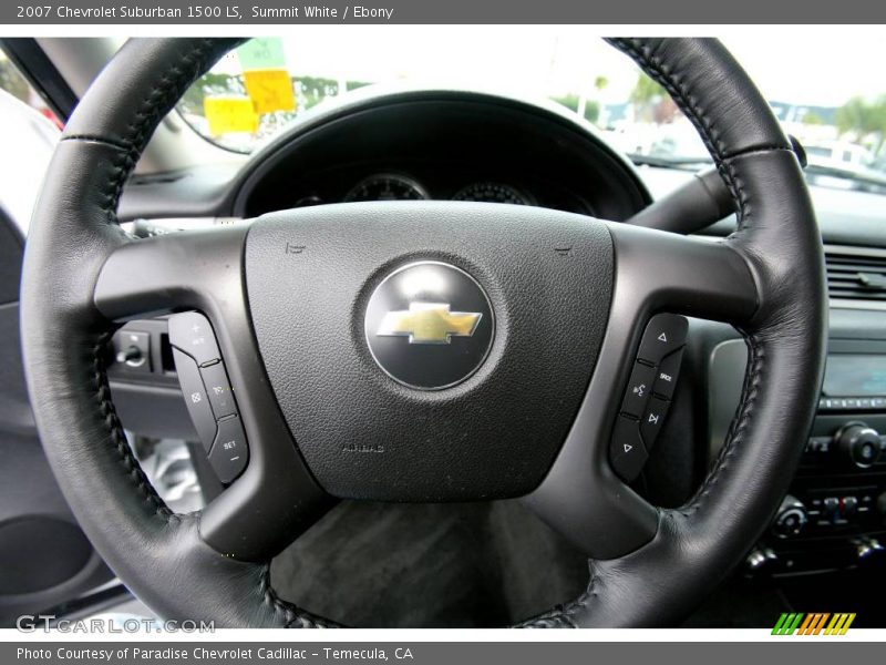 Summit White / Ebony 2007 Chevrolet Suburban 1500 LS