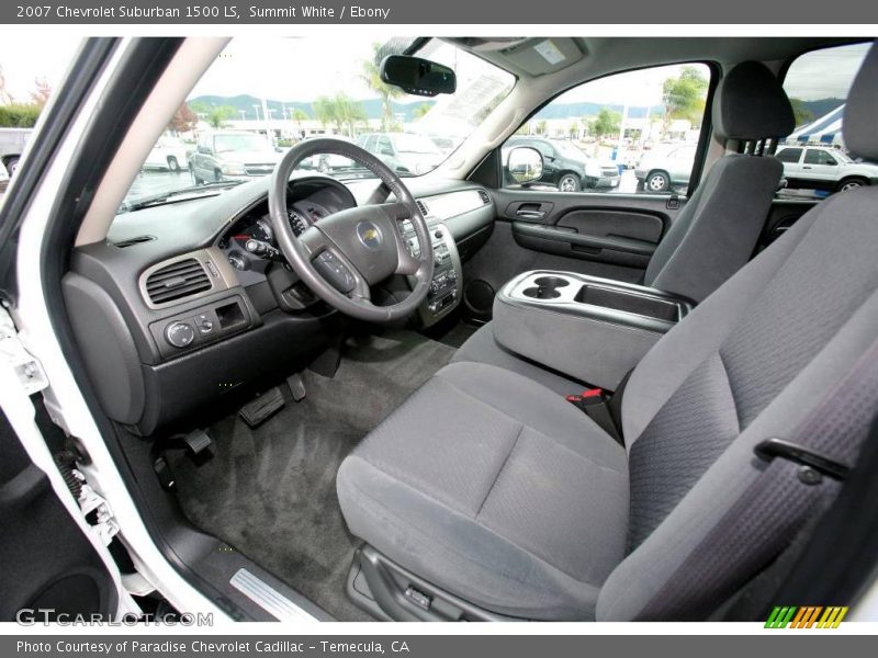 Summit White / Ebony 2007 Chevrolet Suburban 1500 LS