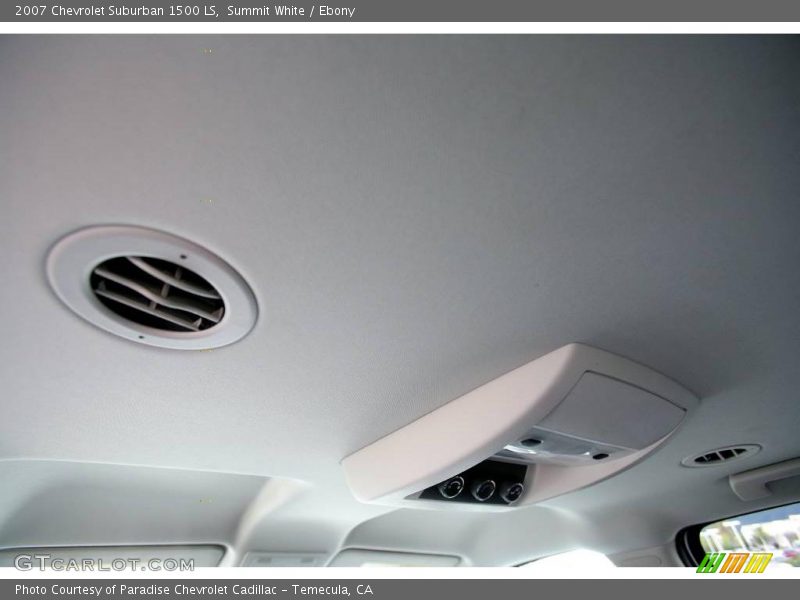 Summit White / Ebony 2007 Chevrolet Suburban 1500 LS