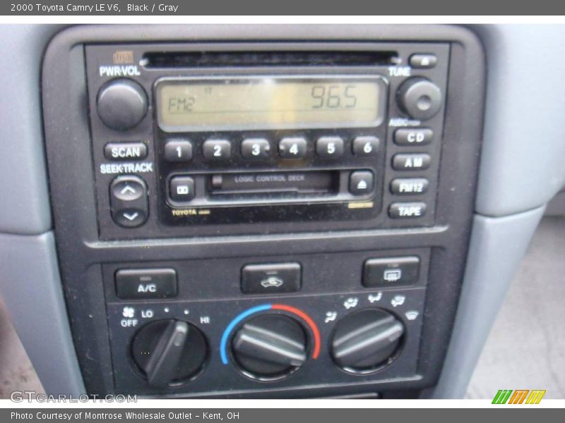 Black / Gray 2000 Toyota Camry LE V6