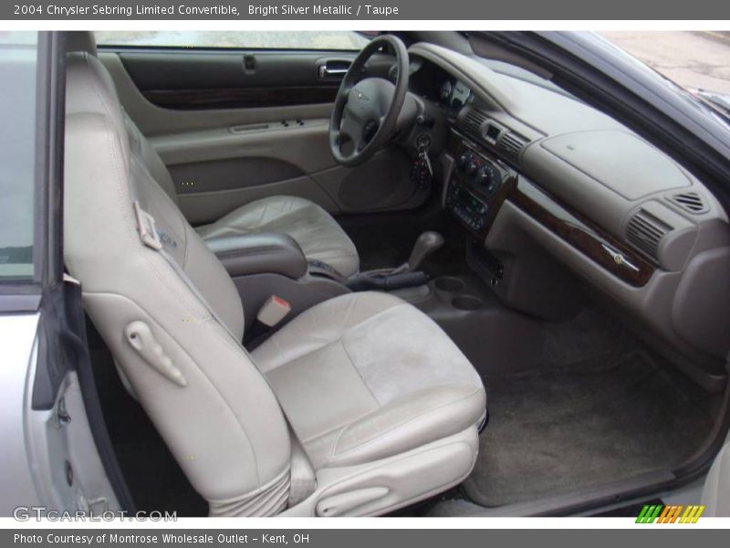 Bright Silver Metallic / Taupe 2004 Chrysler Sebring Limited Convertible
