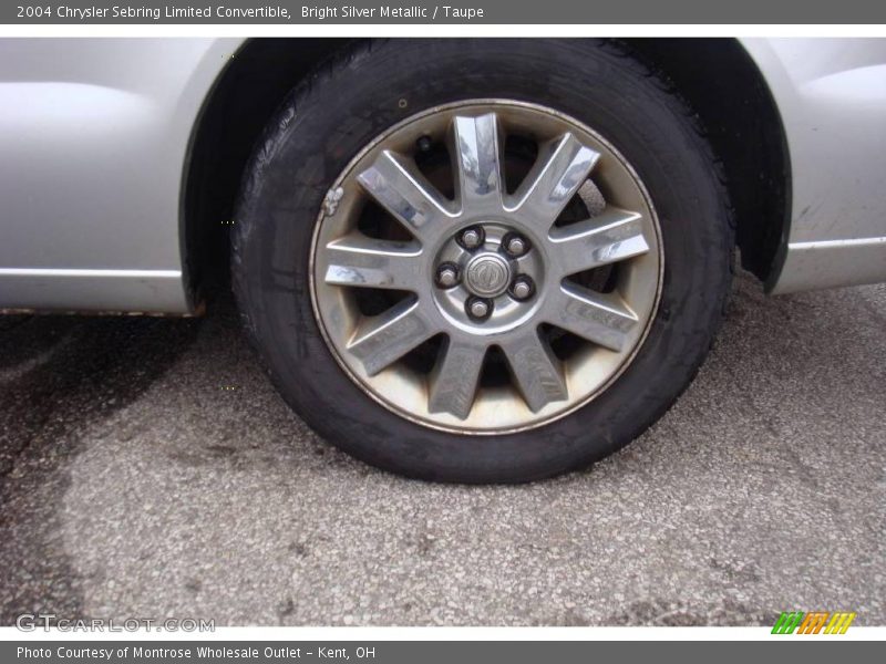 Bright Silver Metallic / Taupe 2004 Chrysler Sebring Limited Convertible