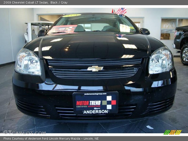 Black / Gray 2009 Chevrolet Cobalt LT Sedan