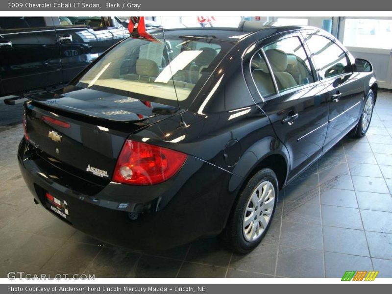 Black / Gray 2009 Chevrolet Cobalt LT Sedan
