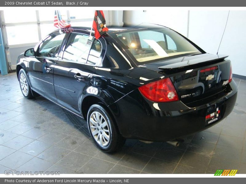 Black / Gray 2009 Chevrolet Cobalt LT Sedan